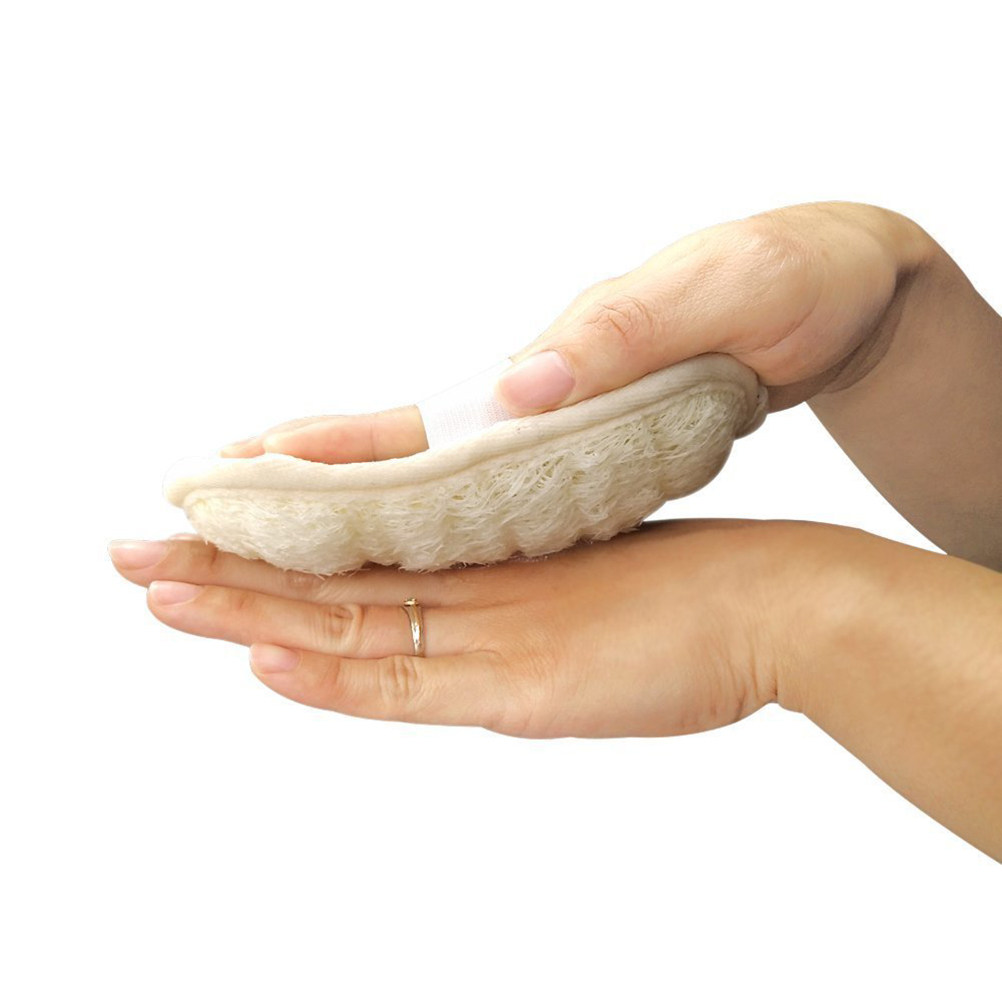 Body Loofah Natural - Exfoliating Loofah Sponge Pad Natural Bath