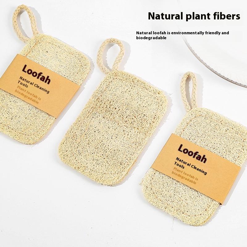 Natural Loofah Scrub Pad 6Pcs  - đánh giá và giá Body Loofah Natural