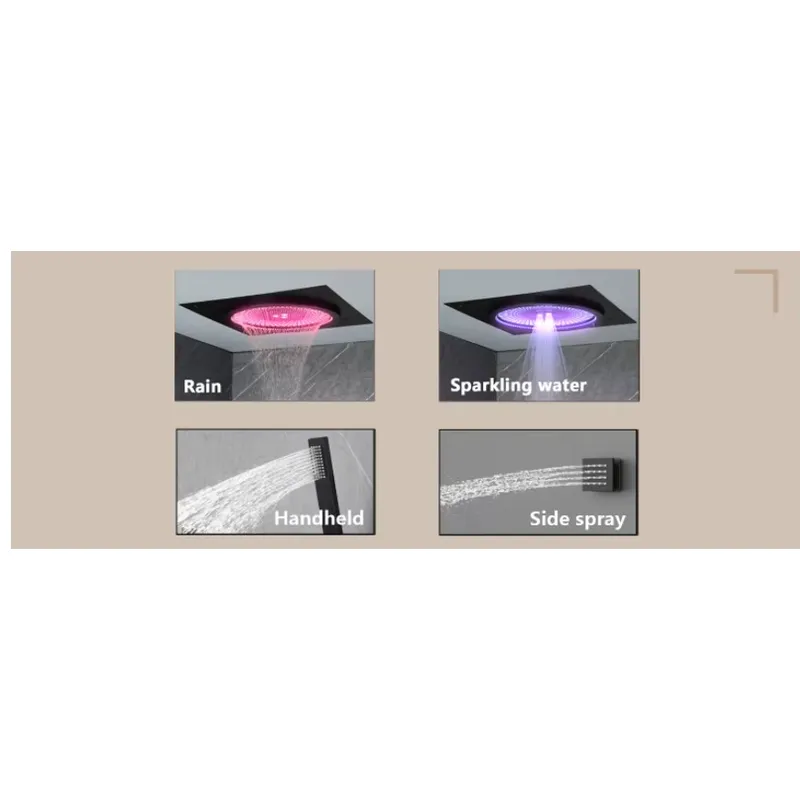 Smart LED Shower Set Bathroom  - đánh giá và giá Spa & Wellness Zámeček Petrovice