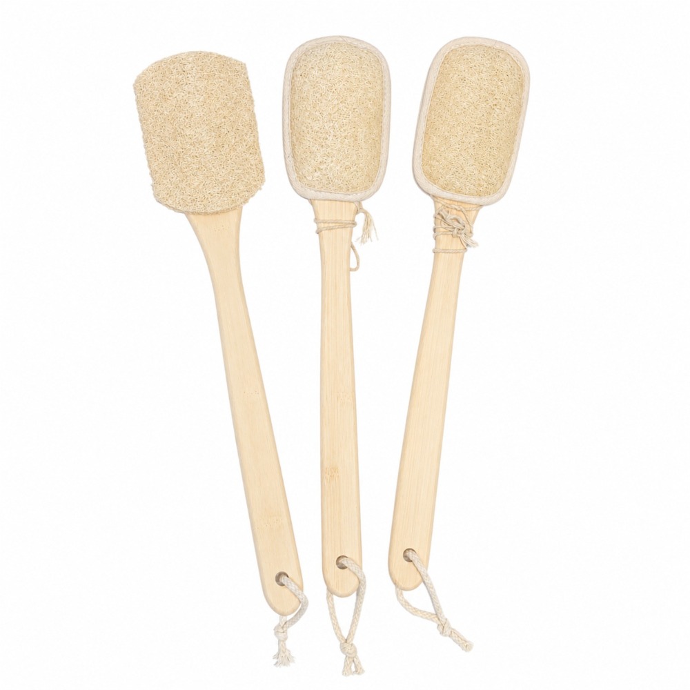 Double-sided Natural Loofah Ba - đánh giá và giá Body Loofah Natural