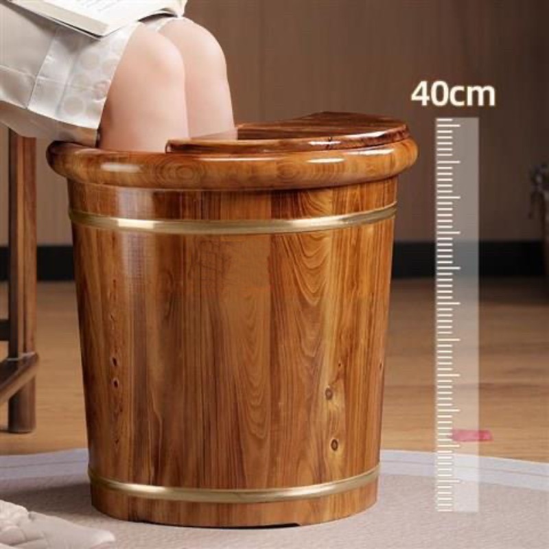 Wooden Foot Soaking Bucket, So - đánh giá và giá Spa & Wellness Zámeček Petrovice