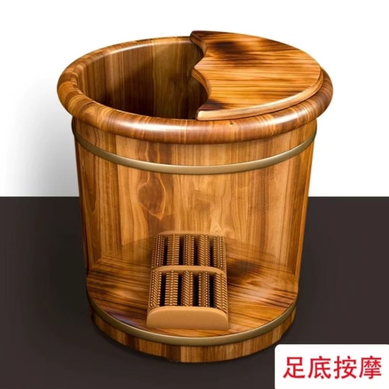 Wooden Foot Soaking Bucket, So - đánh giá và giá Spa & Wellness Zámeček Petrovice
