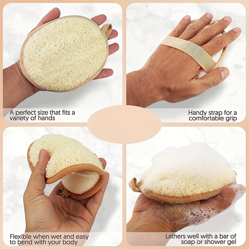 Natural Soft Shower Brush Clea - đánh giá và giá Body Loofah Natural