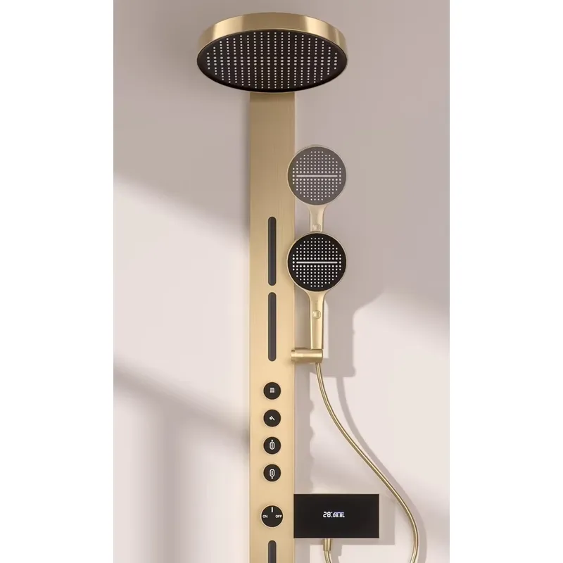 Brass Rainfall Shower Panel Se - đánh giá và giá Spa & Wellness Zámeček Petrovice